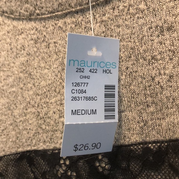 💕4/$10💕Maurice’s Medium Long Sleeve Blouse NWT - Picture 3 of 7